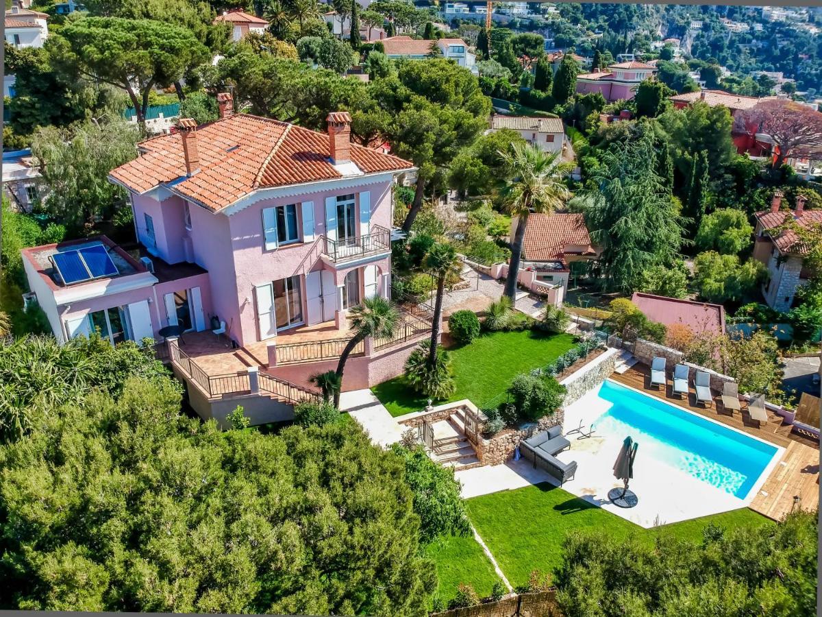 Stunning Seaview Villa. Villefranche Sur Mer المظهر الخارجي الصورة