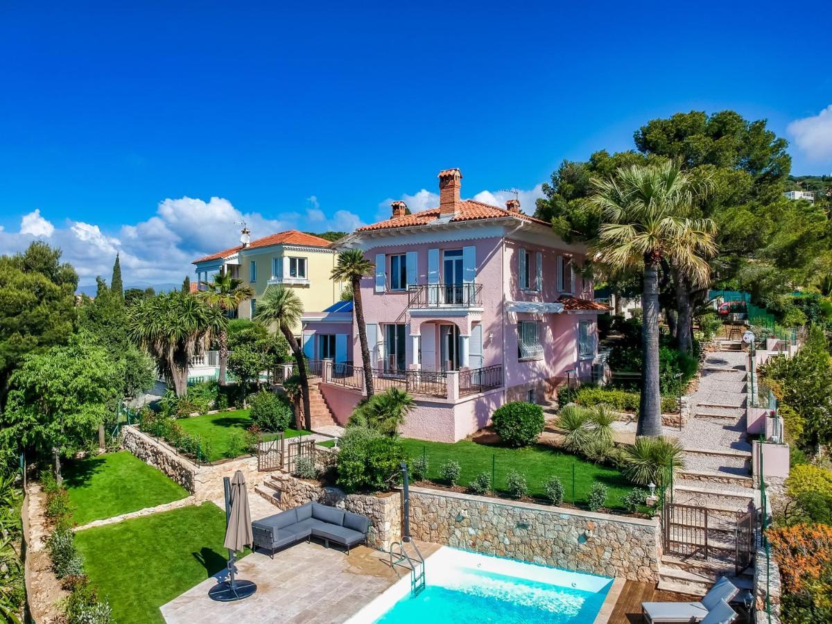 Stunning Seaview Villa. Villefranche Sur Mer المظهر الخارجي الصورة