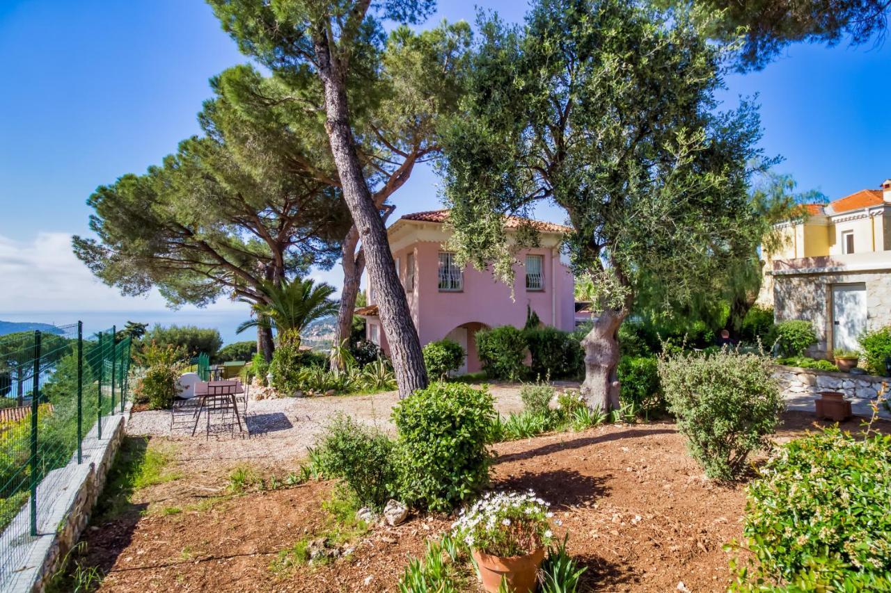 Stunning Seaview Villa. Villefranche Sur Mer المظهر الخارجي الصورة