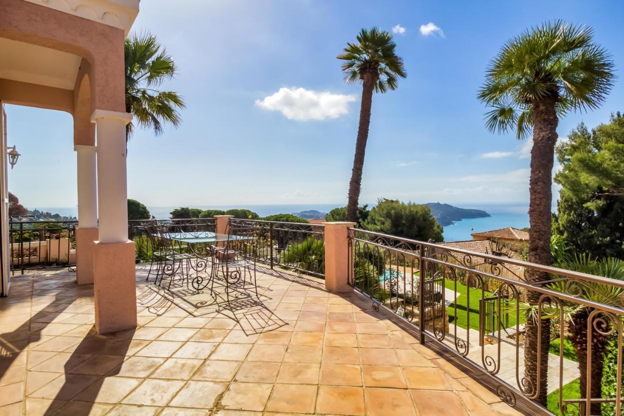Stunning Seaview Villa. Villefranche Sur Mer المظهر الخارجي الصورة